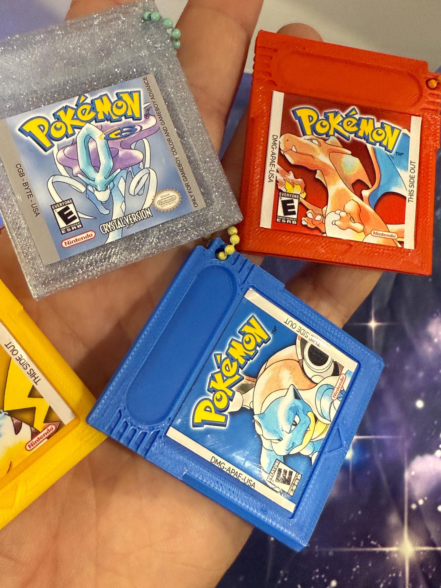 Cartridge Game colors Keychain| 3d printed | gamer enthusiast | gift