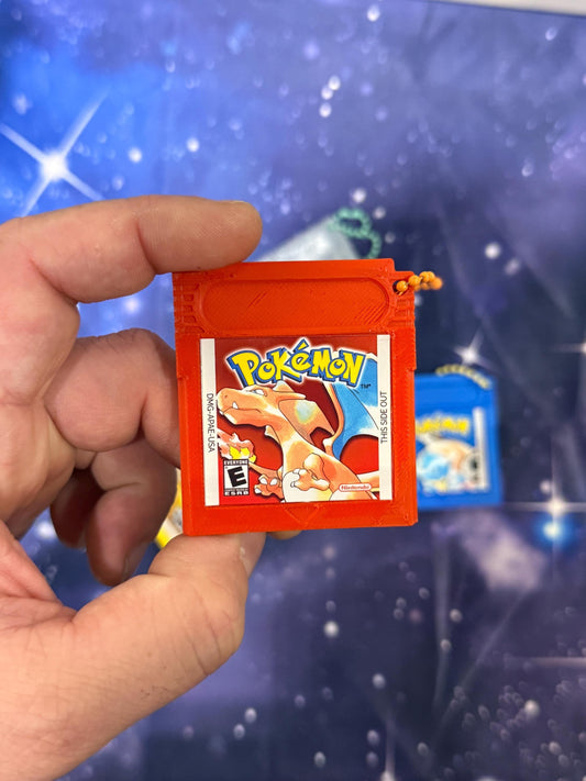 Cartridge Game colors Keychain| 3d printed | gamer enthusiast | gift