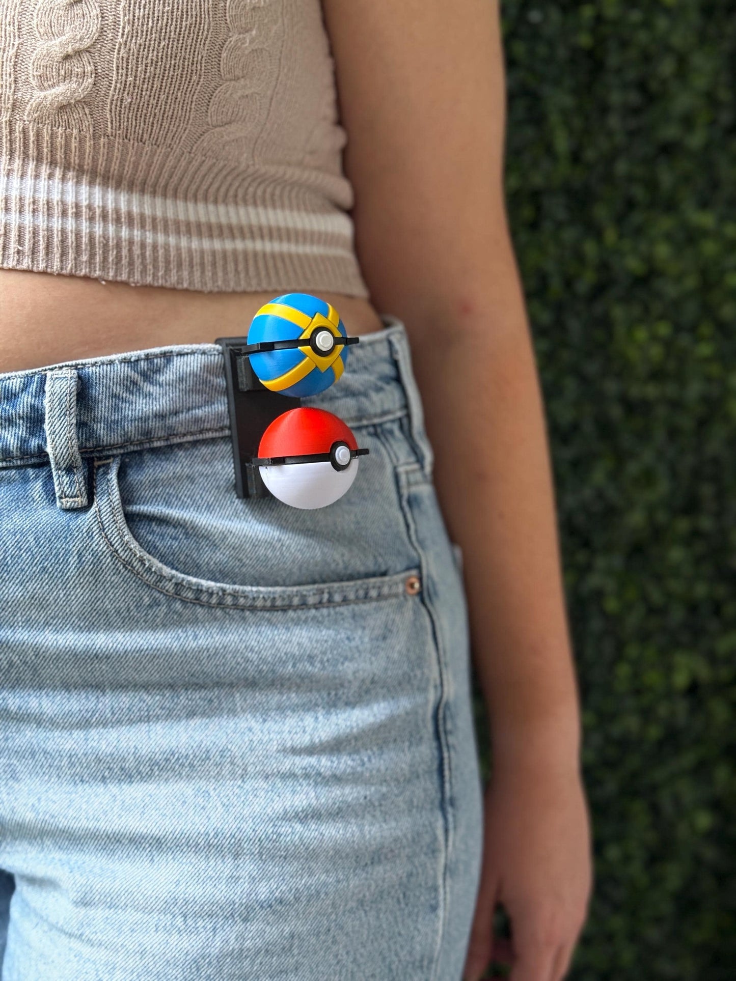 Pocketballs Belt/Pant Clip cosplay prop | 3D printed gifts | Poke | Anime |
