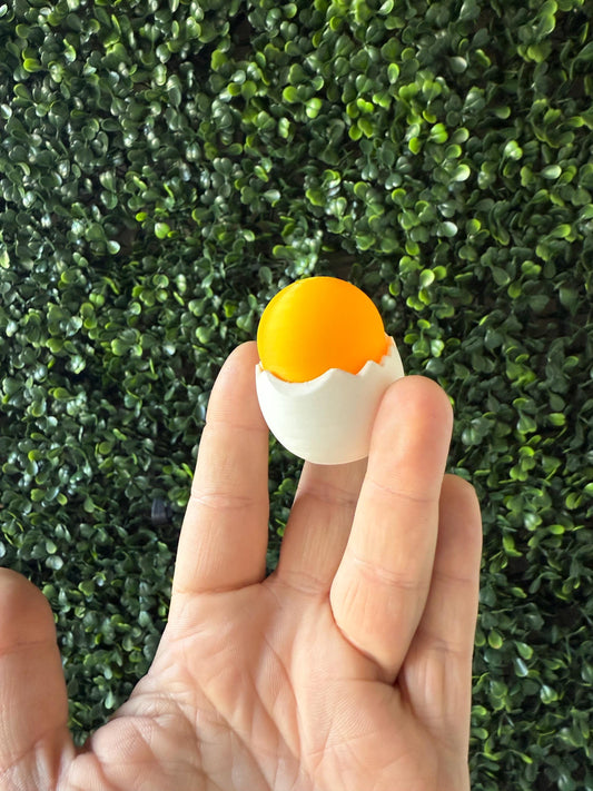 Egg! The fidget clicker | anxiety relief | asmr | click | 3d printed | keychain