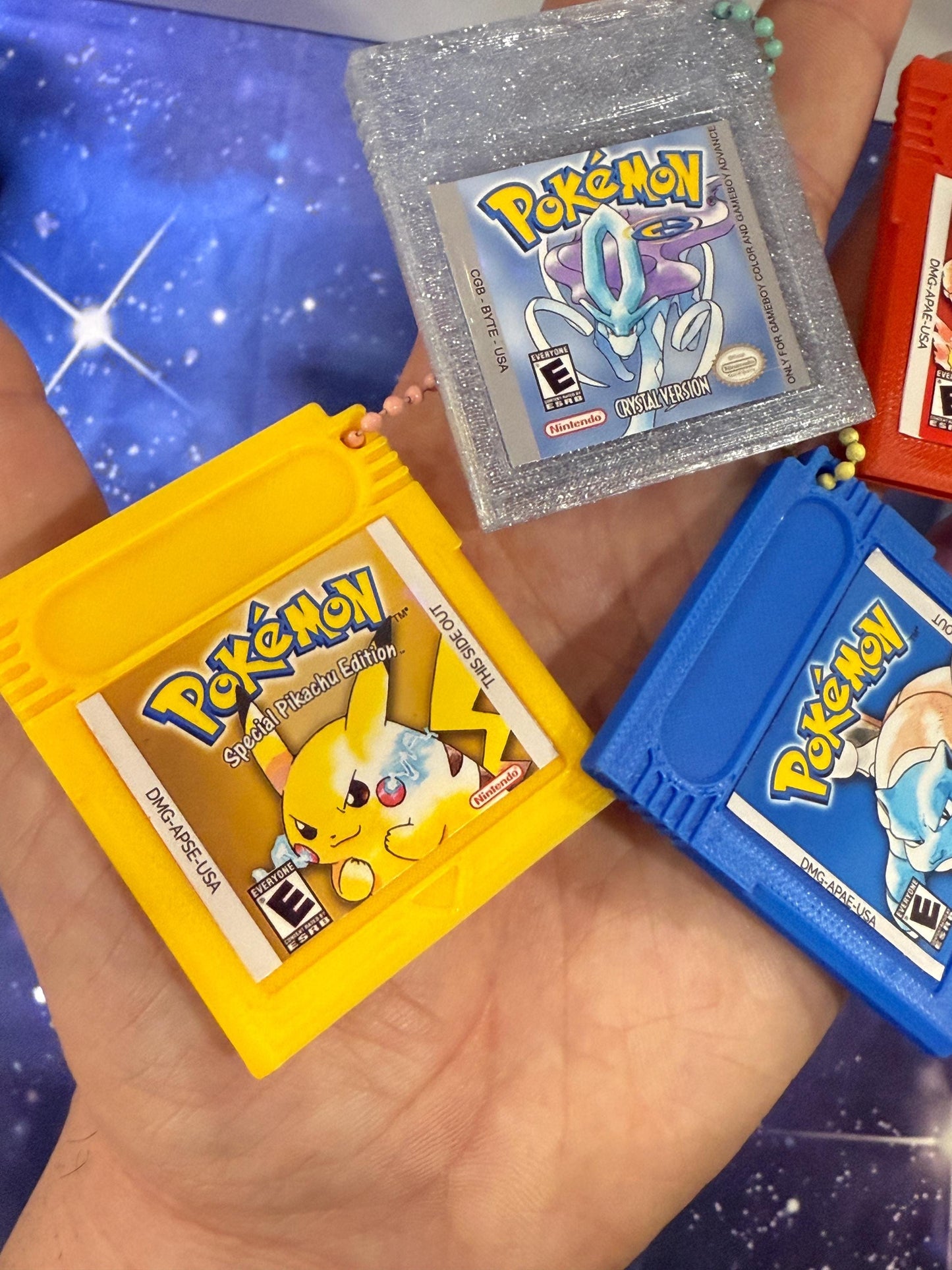 Cartridge Game colors Keychain| 3d printed | gamer enthusiast | gift