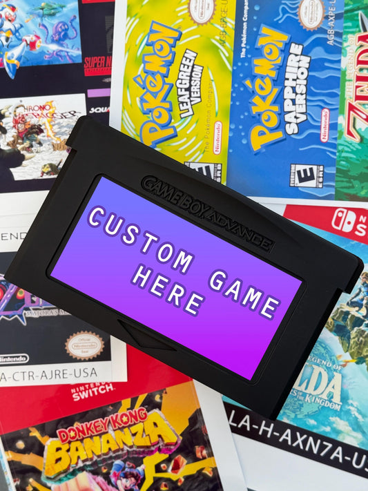 Custom! Game Switch Cartridge | 3d printed | Retro | Wall decor