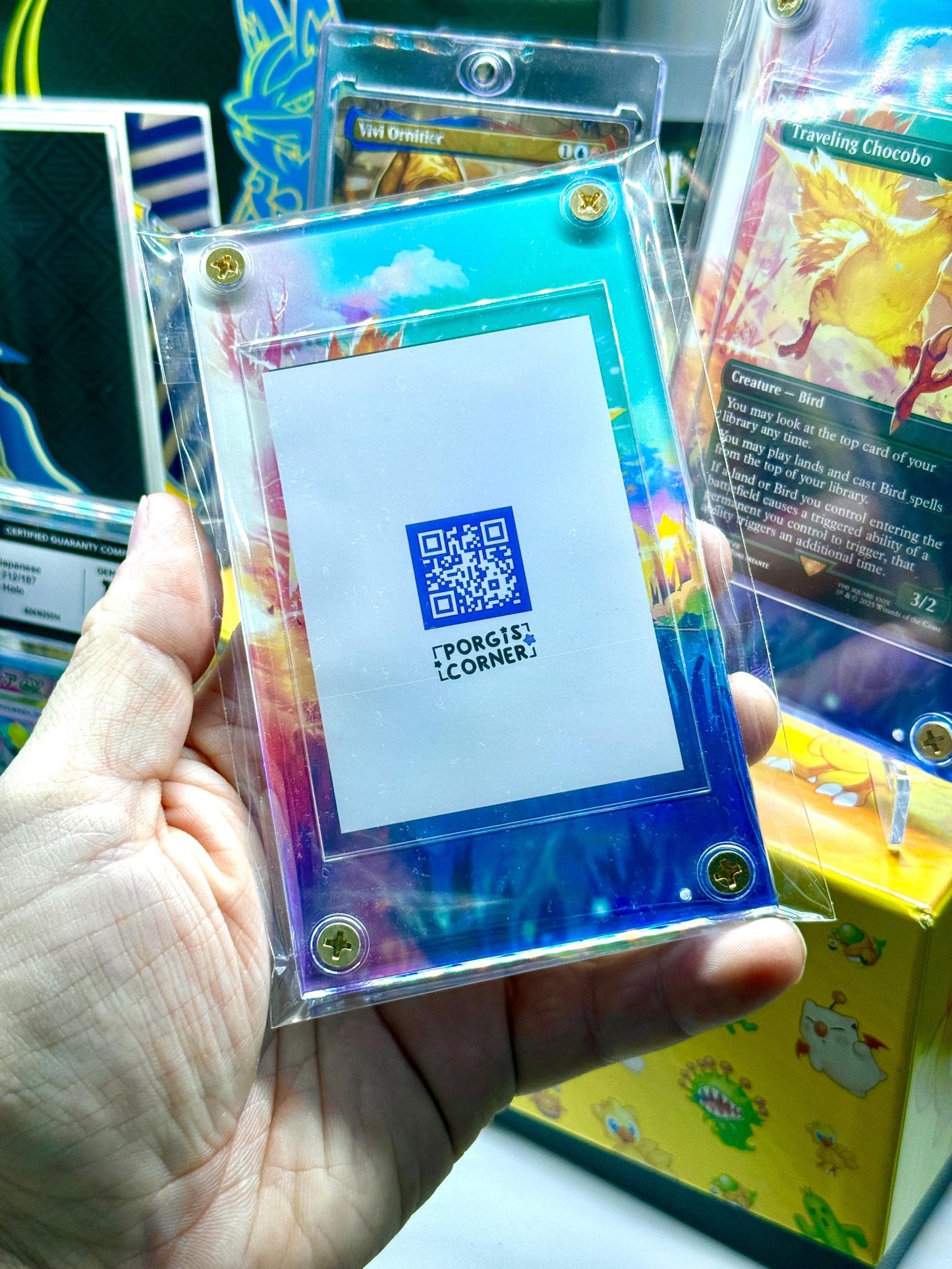 Regular! traveling Chocobo FF Magic Extended art Acrylic Case