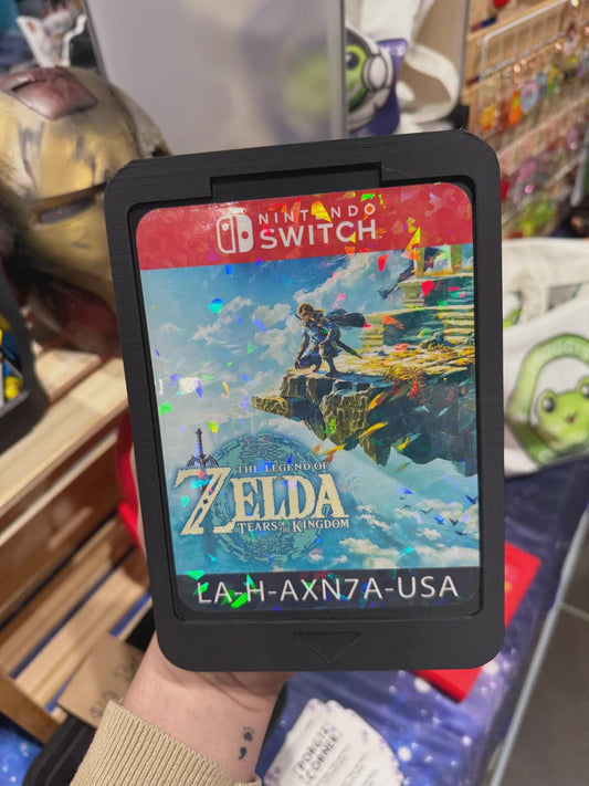 Tears of the Kingdom Game Switch Cartridge | 3d printed | Retro | Wall decor