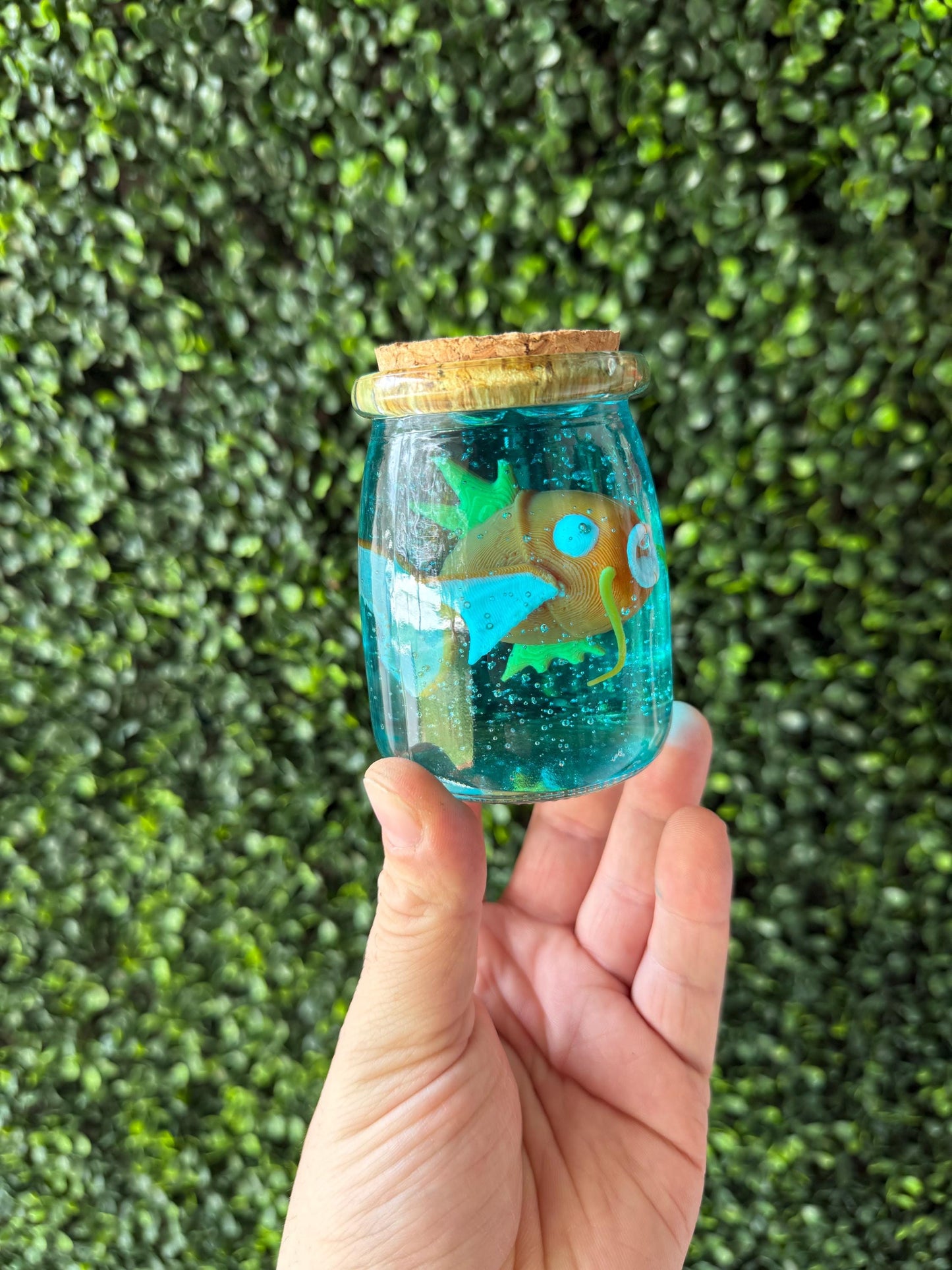 Magikarp fish in a bottle