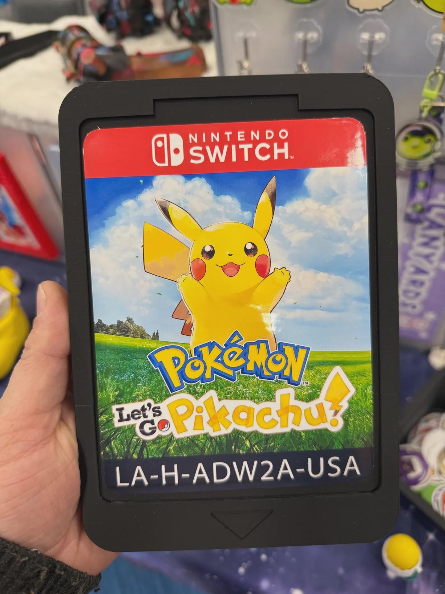 Lets go! Pika! Game Switch Cartridge | 3d printed | Retro | Wall decor