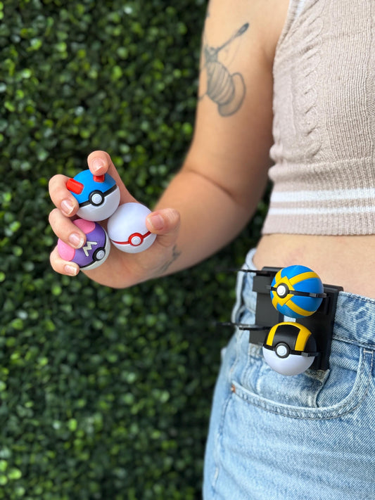 Pocketballs Belt/Pant Clip cosplay prop | 3D printed gifts | Poke | Anime |