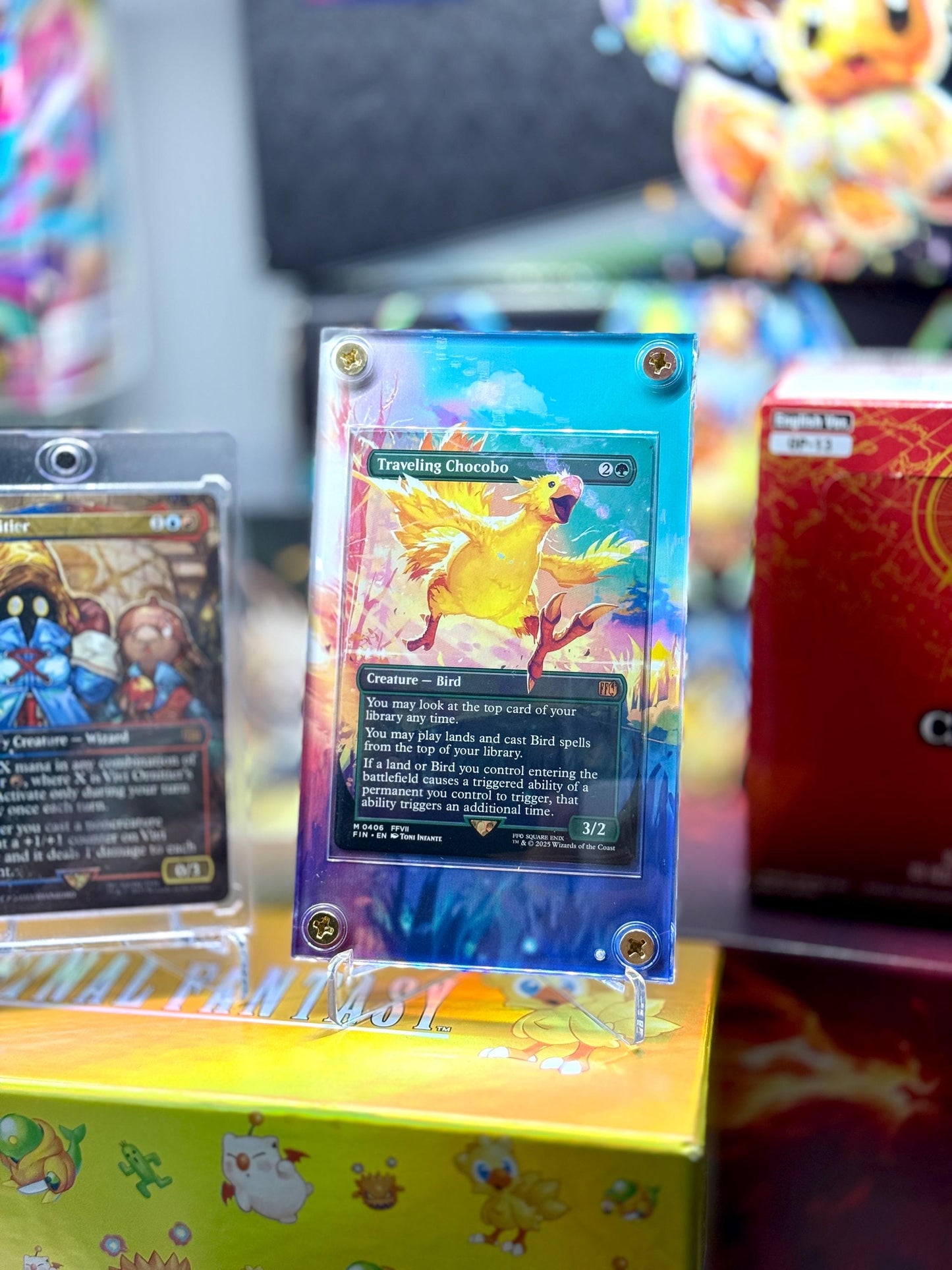 Regular! traveling Chocobo FF Magic Extended art Acrylic Case