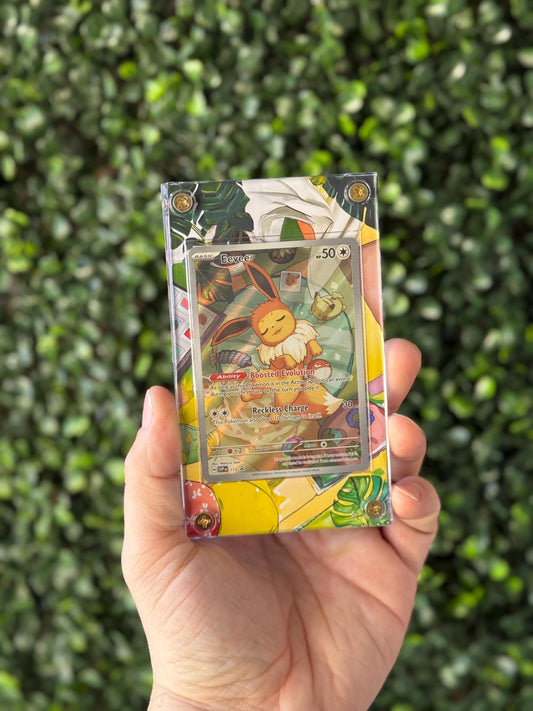 Sleeping Eevee Promo Extended art Acrylic Case