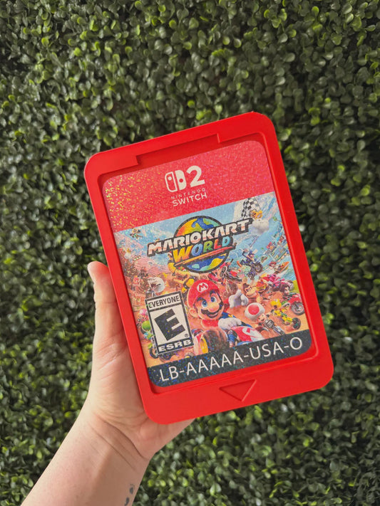 Racing Kart World Game Switch2 Cartridge | 3d printed | Retro | Wall decor