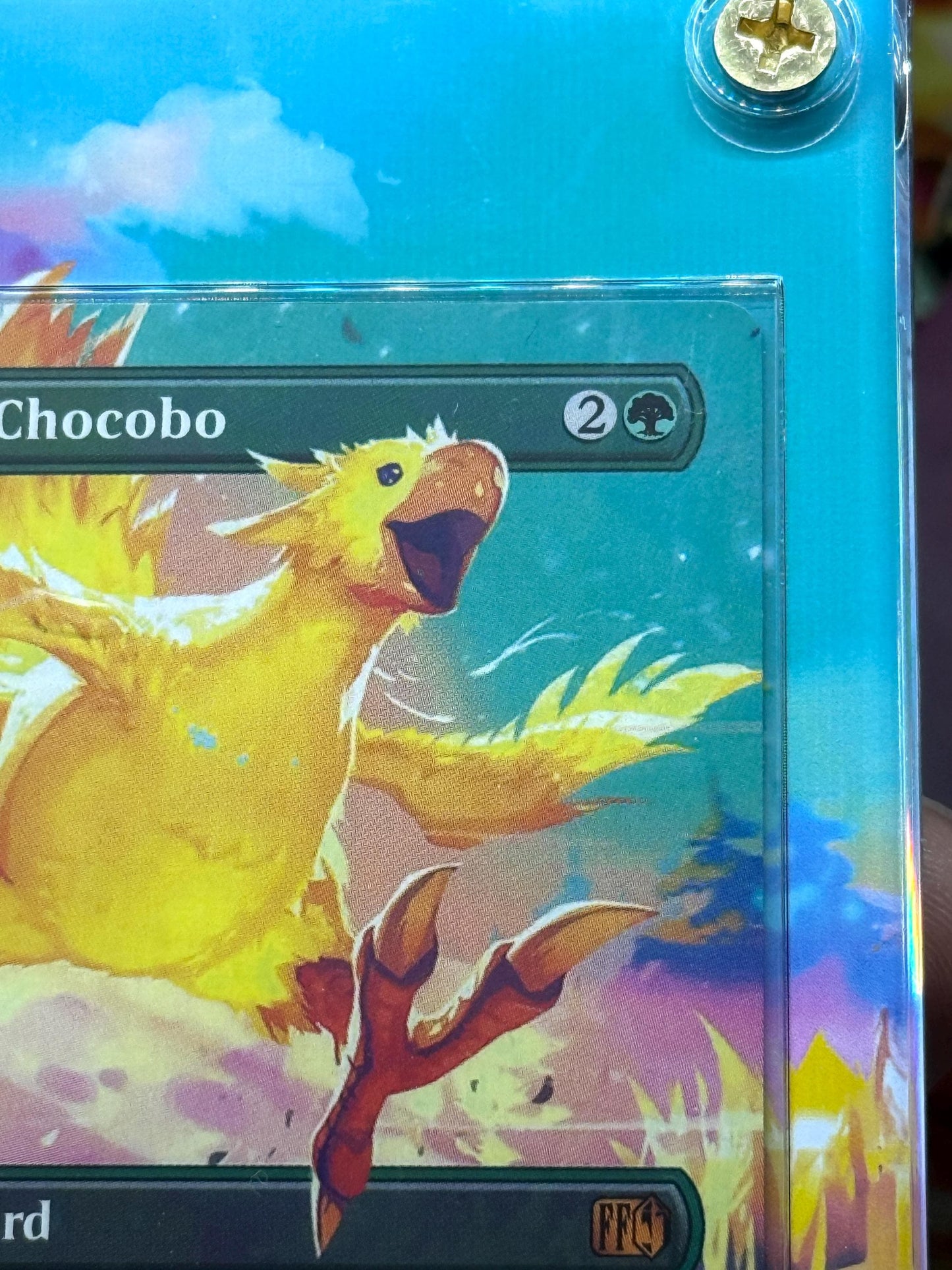 Regular! traveling Chocobo FF Magic Extended art Acrylic Case