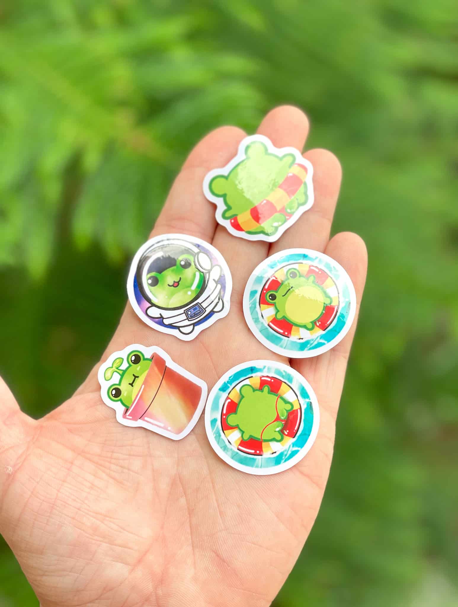 Froggy | Small Stickers - 3D Props Play