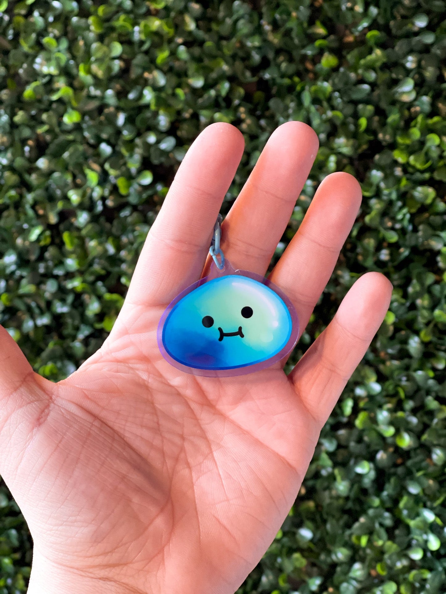 Blue slime | Acrylic Keychain - 3D Props Play