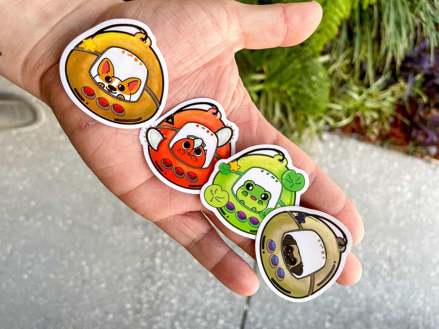 Froggy and friends | Virtual Pet Sticker - 3D Props Play