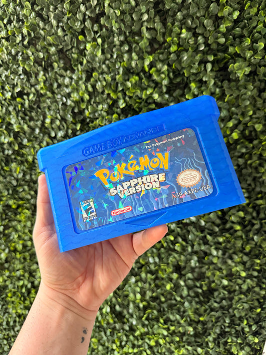 Saphire Game Advance Cartridge | 3d printed | Retro | Wall decor