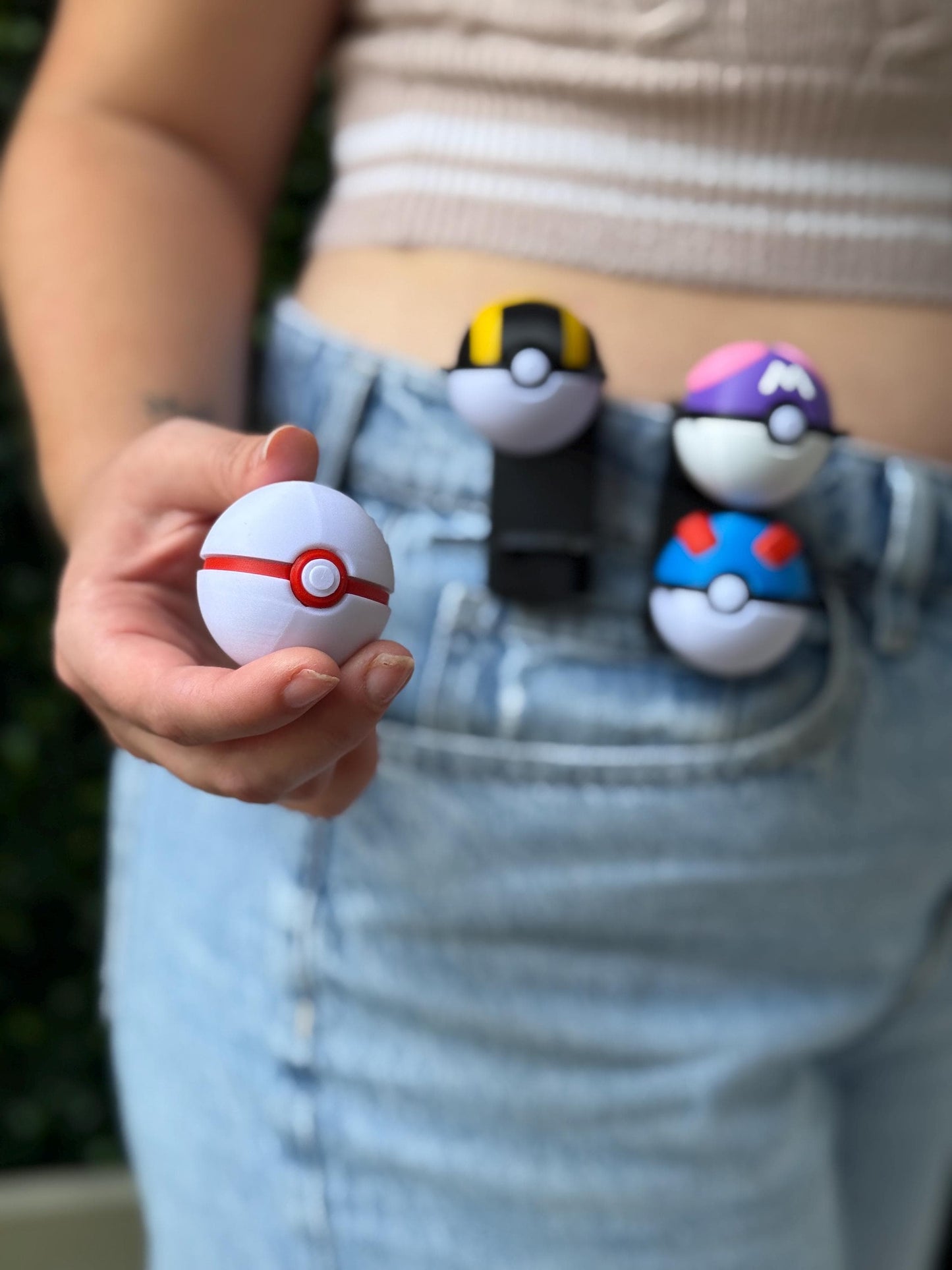 Pocketballs Belt/Pant Clip cosplay prop | 3D printed gifts | Poke | Anime |