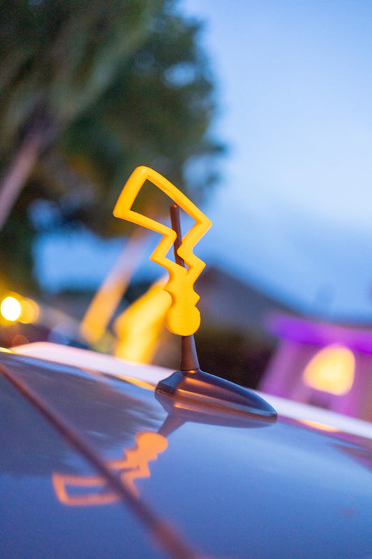 Pika! Car Antenna Tail | 3D printed gifts | Poke | Anime | Car accessories