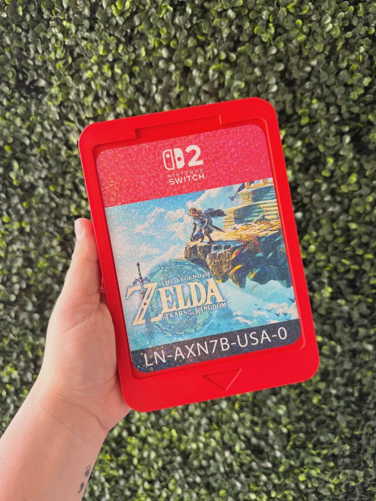 Tears of the Kingdom Game Switch Cartridge | 3d printed | Retro | Wall decor