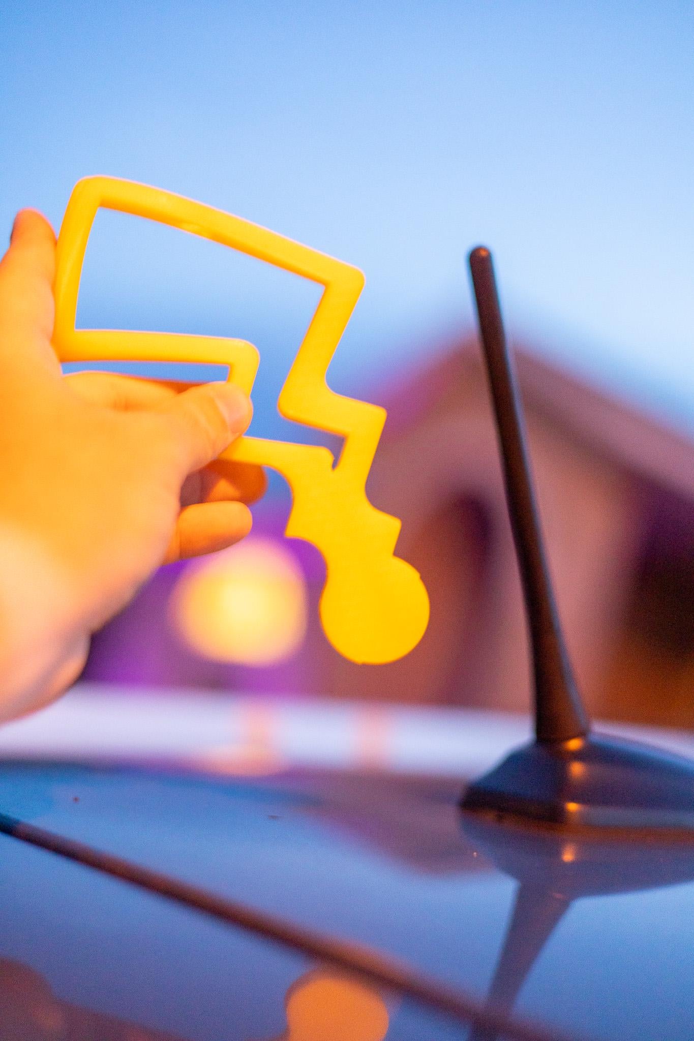 Pika! Car Antenna Tail | 3D printed gifts | Poke | Anime | Car accessories