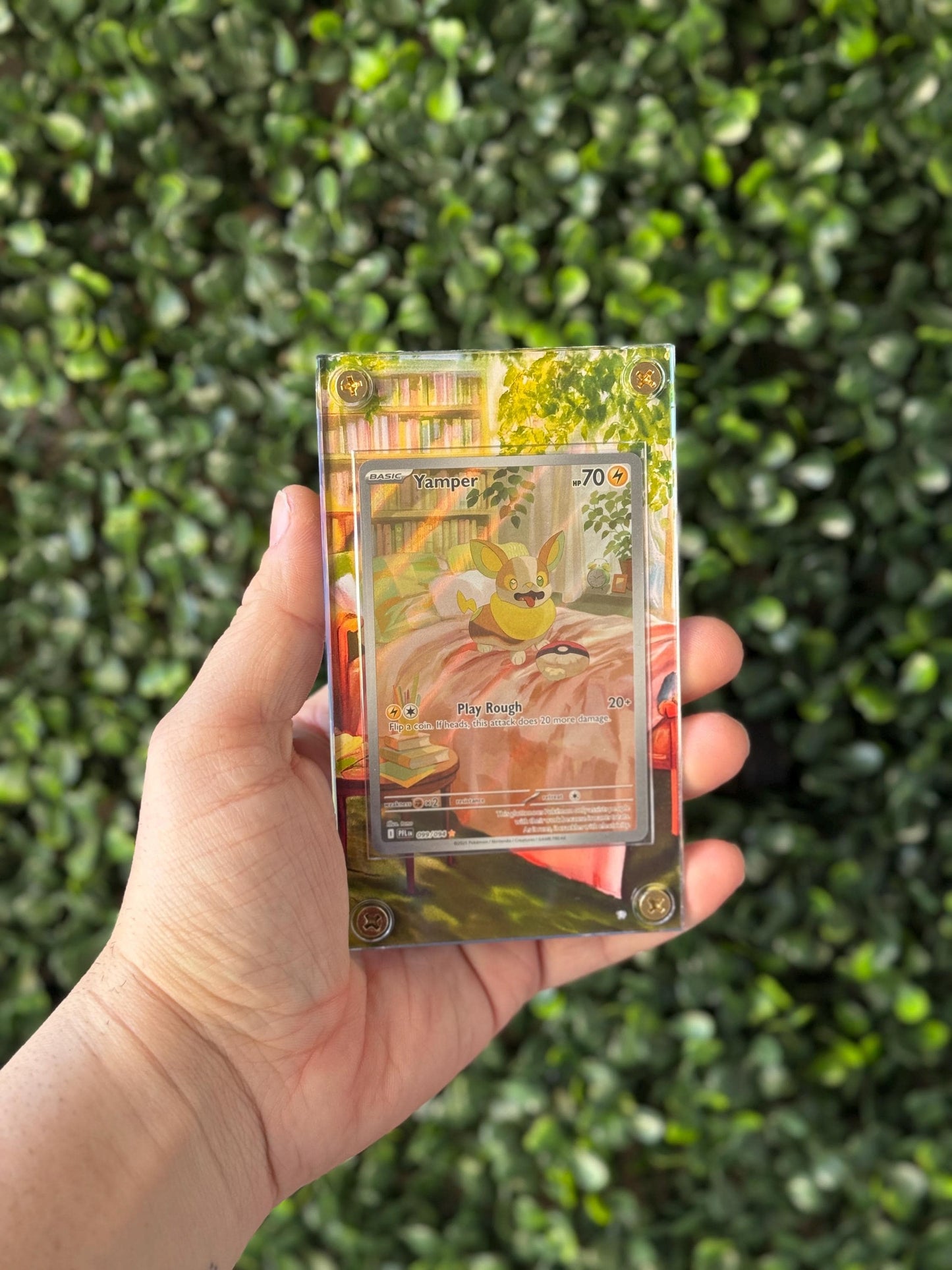 Yamper Custom Extended art Acrylic Case