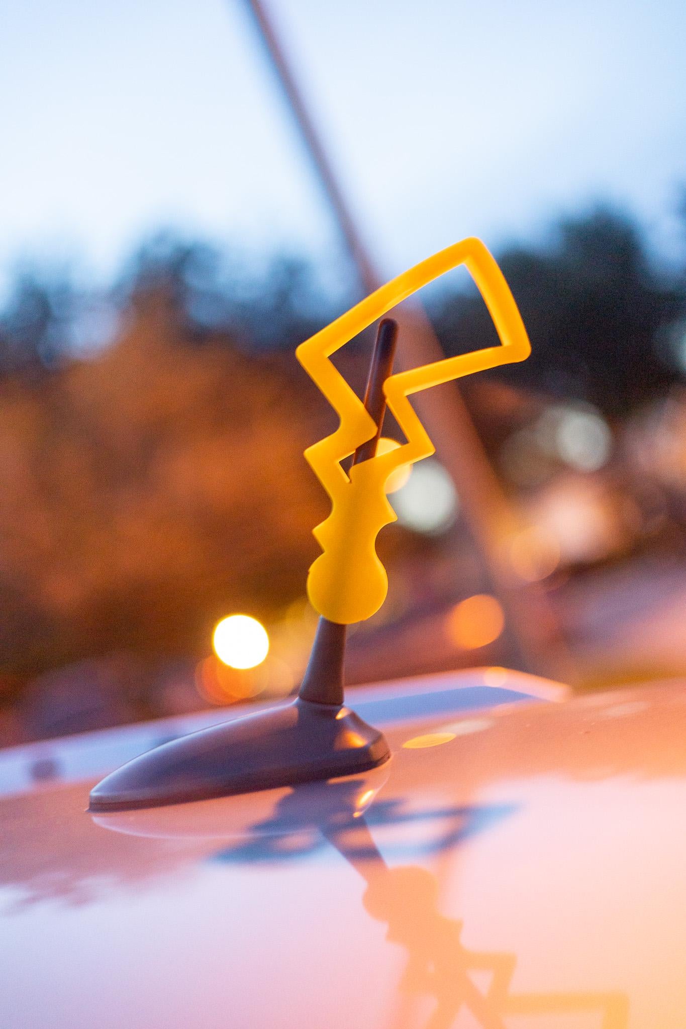 Pika! Car Antenna Tail | 3D printed gifts | Poke | Anime | Car accessories